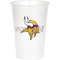 96 pc Bulk Minnesota Vikings 20 oz Plastic Cups - Sports Party Supplies by Creative Converting