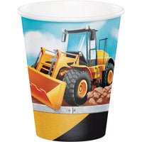 96 pc Bulk Big Dig Construction Cups - Birthday Party Supplies by Creative Converting
