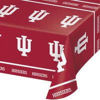 12 pc Bulk Indiana University Plastic Table Covers - Sports Party Supplies by Creative Converting