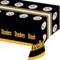 12 pc Bulk Pittsburgh Steelers Table Covers - Sports Party Supplies by Creative Converting