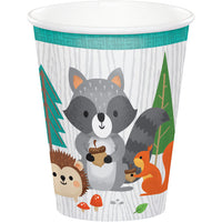 96 pc Bulk Wild One Woodland 9 oz Paper Cups - Birthday Party Supplies by Creative Converting