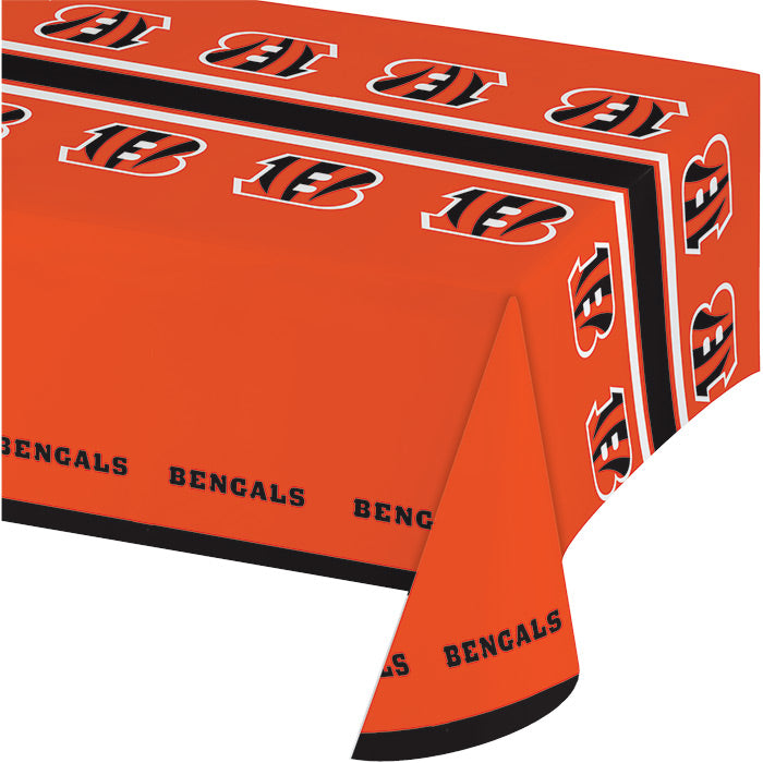 12 pc Bulk Cincinnati Bengals Table Covers - Sports Party Supplies by Creative Converting