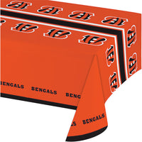 12 pc Bulk Cincinnati Bengals Table Covers - Sports Party Supplies by Creative Converting