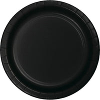 Bulk 900 pc Black Velvet Dessert Plates - Solid Color Party Tableware by Creative Converting