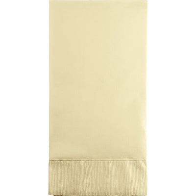 Bulk 192 pc Ivory 3 Ply Guest Towels  - Solid Color Party Tableware by Creative Converting