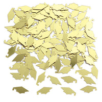 12 pc Bulk Gold Mortarboard Graduation Confetti - Graduation Party Supplies by Creative Converting