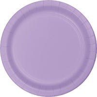Bulk 240 pc Luscious Lavender Paper 6.75 inch Dessert Plates - Solid Color Party Tableware by Creative Converting