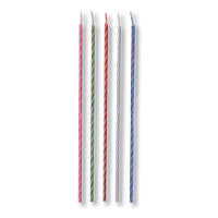 240 pc Bulk Striped Party Candles - Birthday Party Supplies by Creative Converting