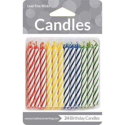 288 pc Bulk Assorted Primary Color Candles - Birthday Party Supplies by Creative Converting