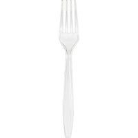 Bulk 600 pc Clear Bulk Plastic Forks  - Solid Color Party Tableware by Creative Converting