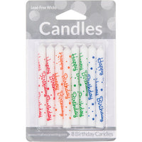 48 pc Bulk Happy Birthday Candles - Birthday Party Supplies by Creative Converting