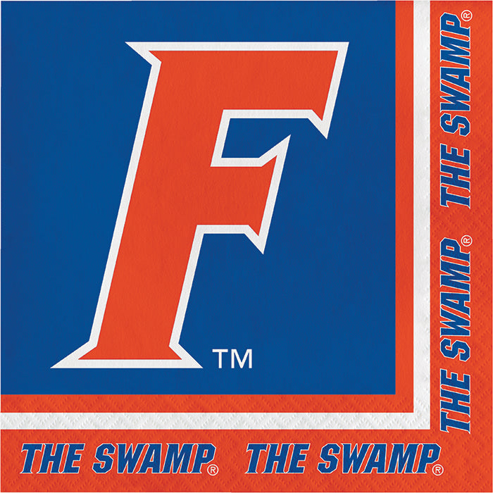 240 pc Bulk University of Florida Luncheon Napkins - Sports Party Supplies by Creative Converting