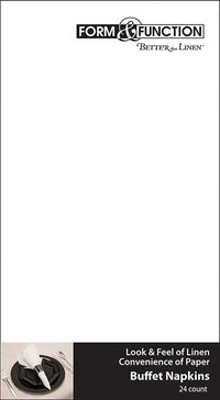 Bulk 288 pc White Better than Linen Guest Towels  - Solid Color Party Tableware by Creative Converting