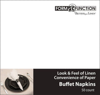 Bulk 600 pc Better than Linen White Guest Towels Catering Pack  - Solid Color Party Tableware by Creative Converting