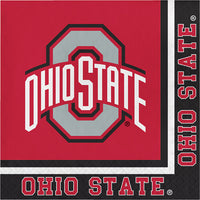 240 pc Bulk Ohio State University Luncheon Napkins - Sports Party Supplies by Creative Converting