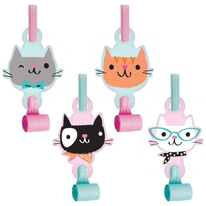 48 pc Bulk Purr-fect Cat Party Blowers - Birthday Party Supplies by Creative Converting