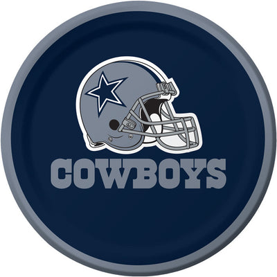 96/Case Bulk Dallas Cowboys Dessert Plates