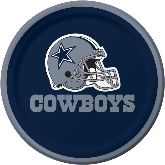 96 pc Bulk Dallas Cowboys Dessert Plates - Sports Party Supplies by Creative Converting