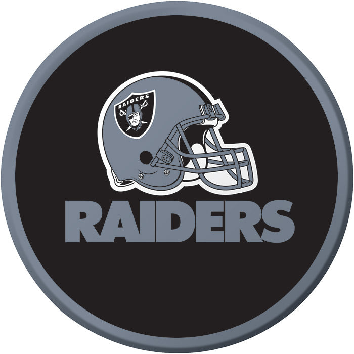 96 pc Bulk Las Vegas Raiders Dessert Plates - Sports Party Supplies by Creative Converting