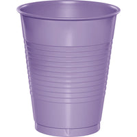 Bulk 240 pc Luscious Lavender 16 oz Plastic Cups - Solid Color Party Tableware by Creative Converting