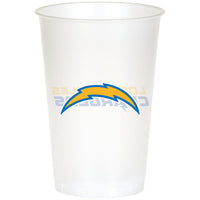 96 pc Bulk Los Angeles Chargers 20 oz Plastic Cups - Sports Party Supplies by Creative Converting