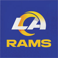 192/Case Bulk Los Angeles Rams Luncheon Napkins