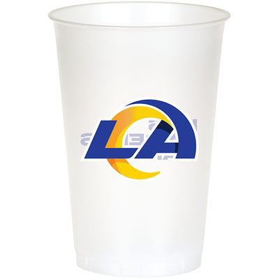 96/Case Bulk Los Angeles Rams 20 oz Plastic Cups