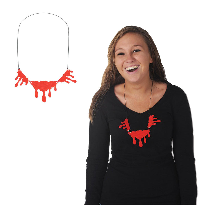 Beistle Halloween Dripping Blood Necklace