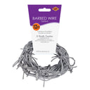 Halloween Party Supplies: Silver Barbed Wire Garland