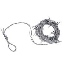 Beistle Halloween Silver Barbed Wire Garland