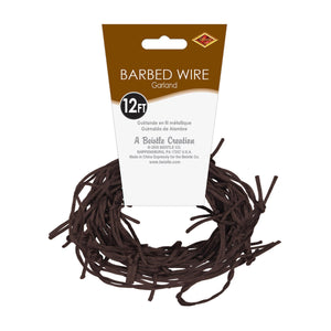 Halloween Party Supplies - Rusty Barbed Wire Garland