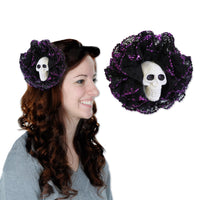 Beistle Halloween Skull Hair Clip