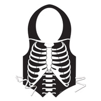Beistle Halloween Plastic Skeleton Rib Cage Vest