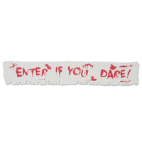 Beistle Halloween Enter If You Dare! Fabric Banner