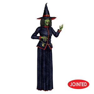 Jointed Witch, party supplies, decorations, The Beistle Company, Halloween, Bulk, Holiday Party Supplies, Halloween Party Supplies, Halloween Party Decorations, Halloween Party Cutouts