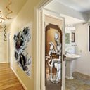 Beistle Mummy Restroom Door Cover (Pack of 12) - Halloween Party Decorations, Halloween Party Hanging Decorations