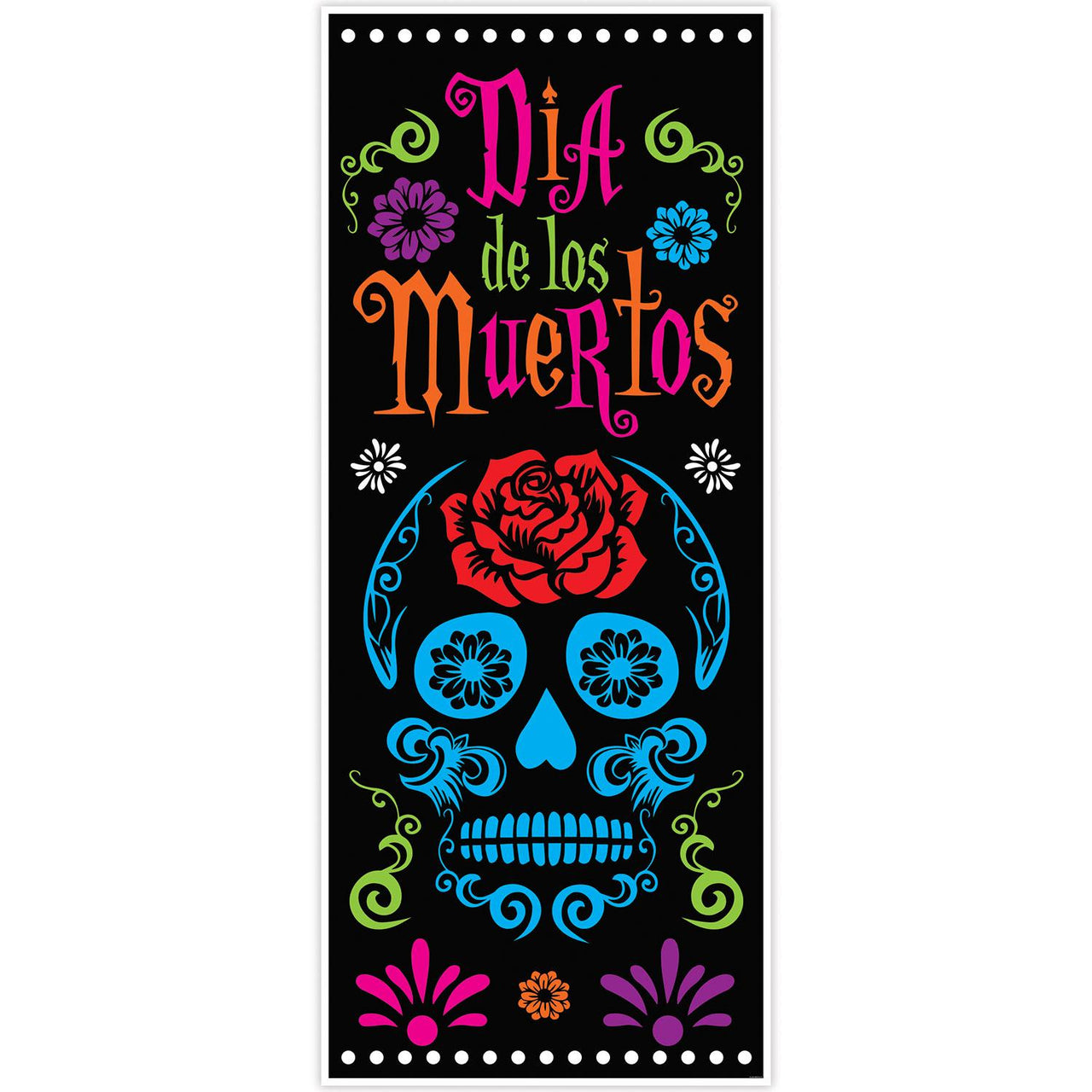 Beistle Day Of The Dead Door Cover