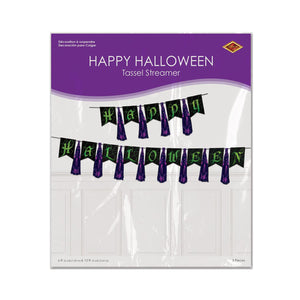 Bulk Happy Halloween Tassel Streamer (Case of 12) by Beistle