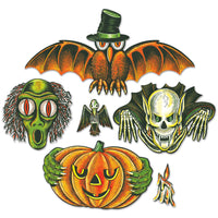 Beistle Vintage Halloween Totem Pole Cutouts (6/Pkg)