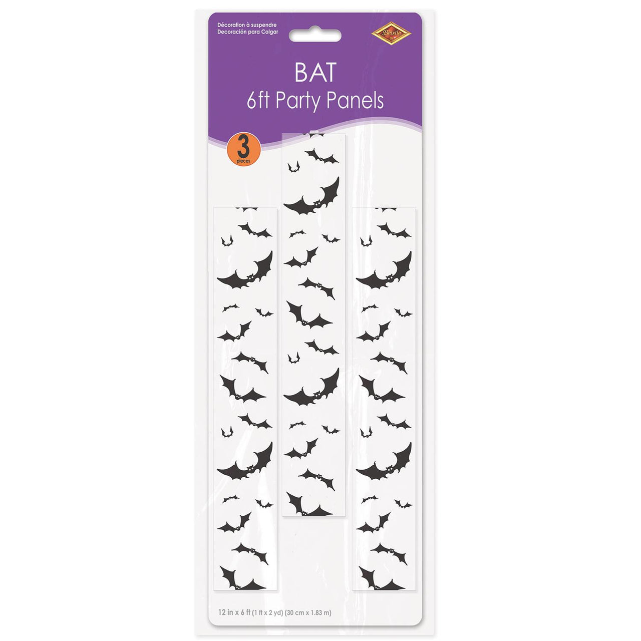 Bulk Bat Party Panels (Case of 36) by Beistle