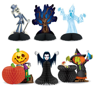 Beistle Halloween Character Centerpieces (6/Pkg)