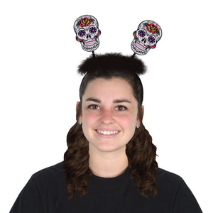 Bulk Day Of The Dead Sugar Skull Boppers (Case of 12) by Beistle