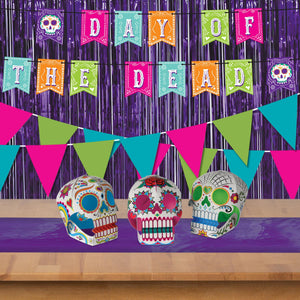 Beistle 3-D Day of the Dead Sugar Skull Centerpieces