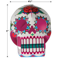 Beistle 3-D Day of the Dead Sugar Skull Centerpieces