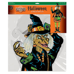 Bulk Vintage Halloween Jointed Witch (Case of 12) by Beistle