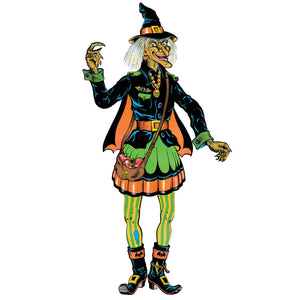 Beistle Vintage Halloween Jointed Witch