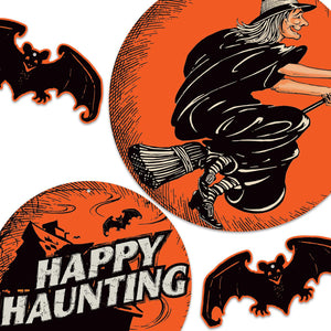 Bulk Vintage Halloween Cutouts (Case of 48) by Beistle
