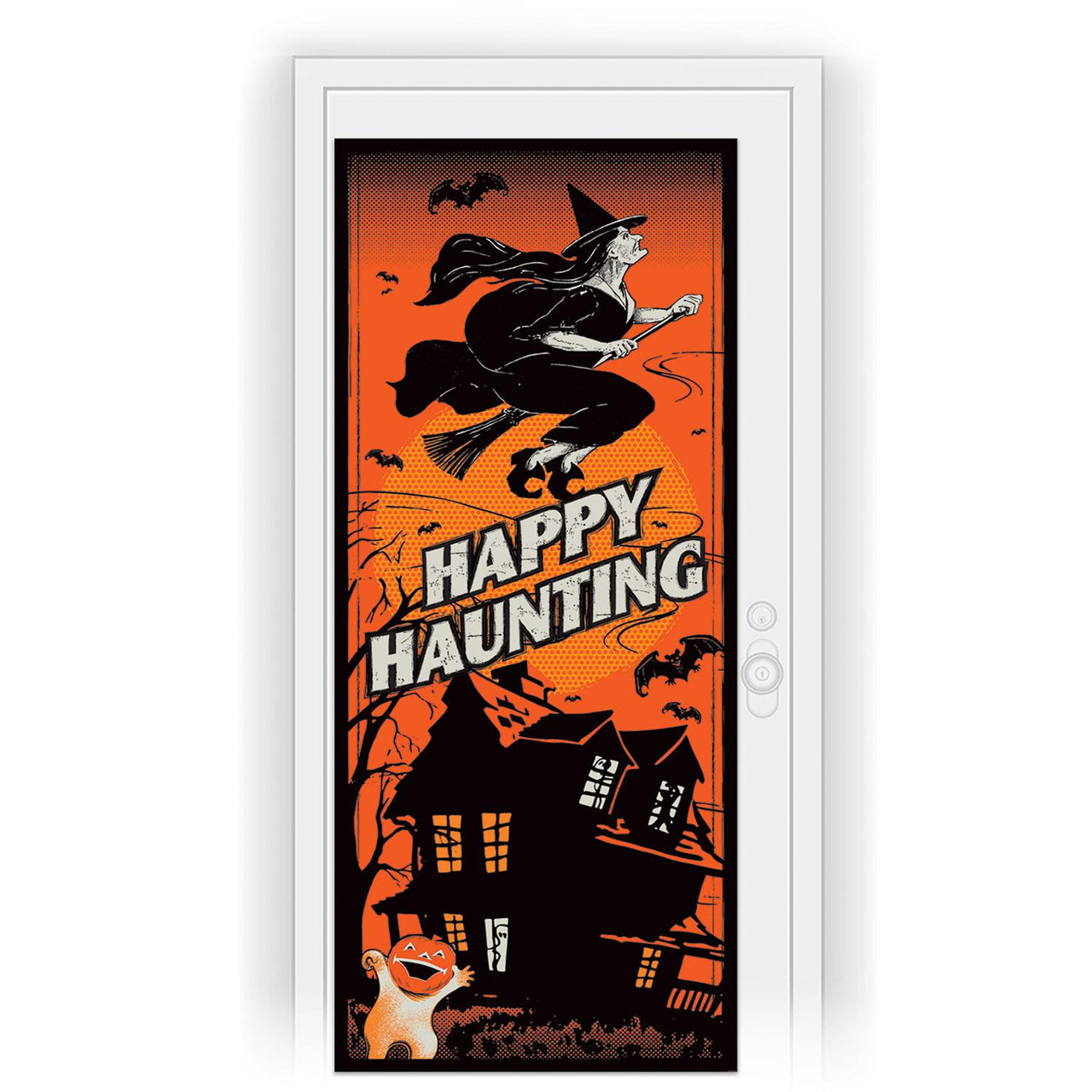 Bulk Vintage Halloween Door Cover (Case of 12) by Beistle