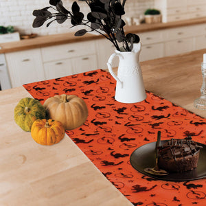 Bulk Halloween Fabric Table Runner (12 Pkgs Per Case) by Beistle