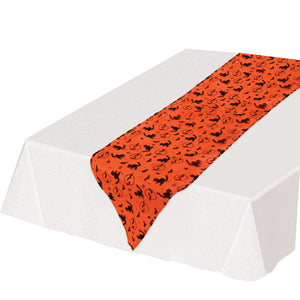 Beistle Halloween Fabric Table Runner (12 Per Case)